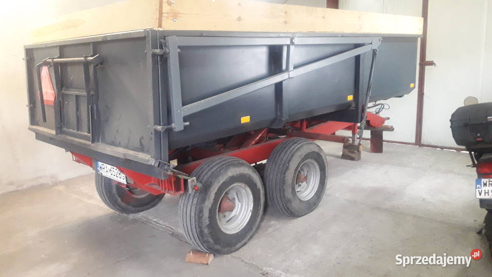 Przyczepa Tandem skorupa 8ton ZAREJESTROWANA
