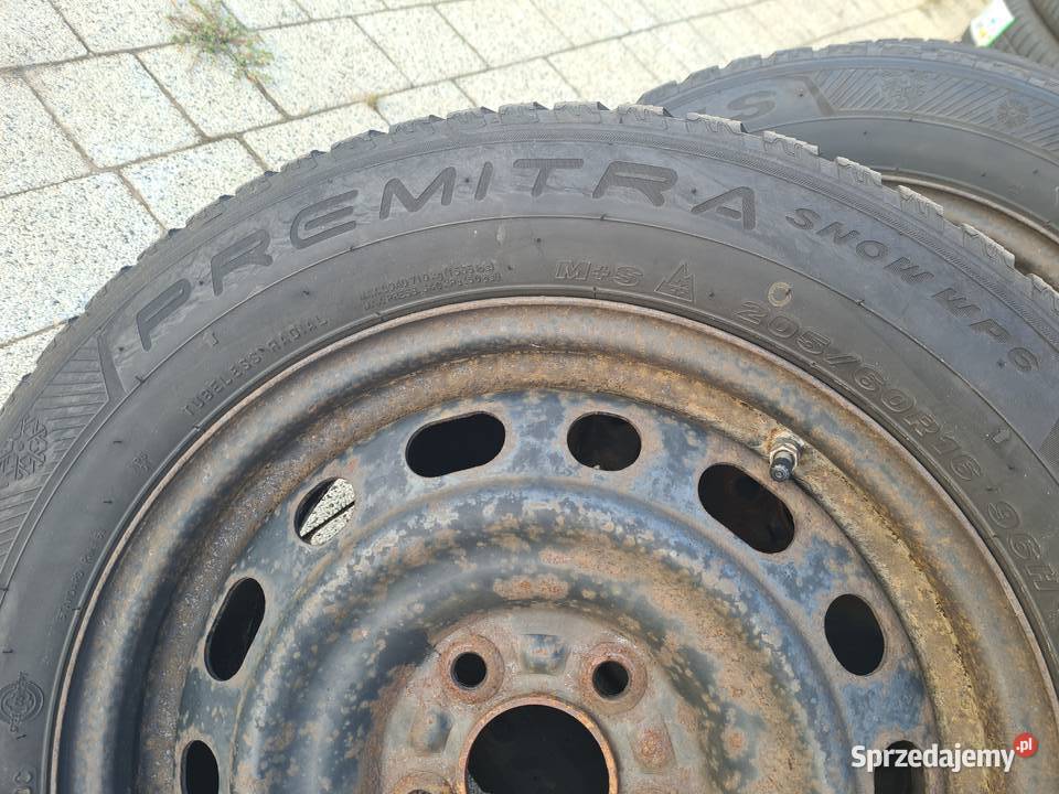 4 felgi stalowe r16 5x1143 Mazda 6 GH opony zima Legnica sprzedam