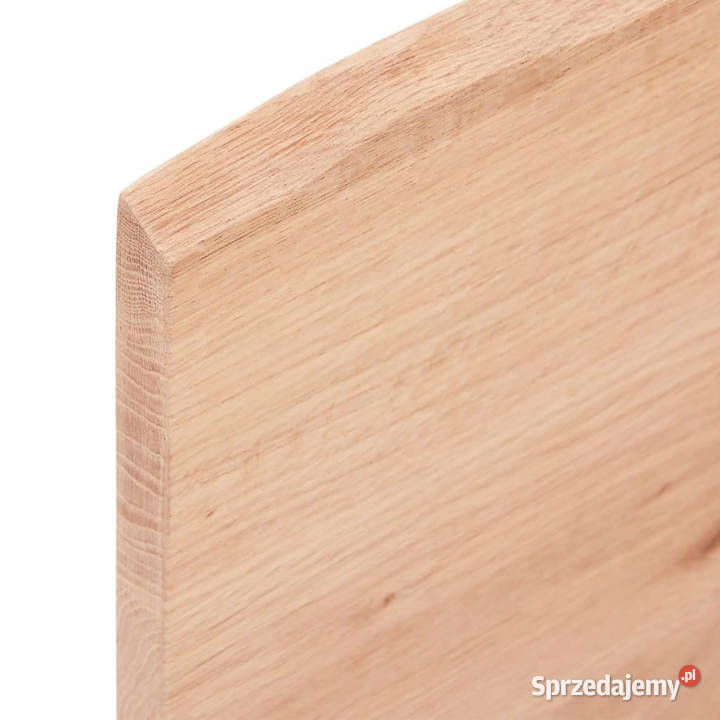 Blat stołu jasny brąz 80x50x2 dąb z naturalną Warszawa sprzedam