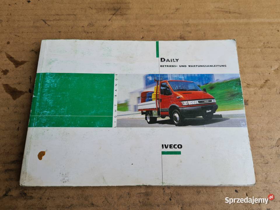 IVECO DAILY 3 9906 książka serwisowa instrukcja dostawcze Legnica