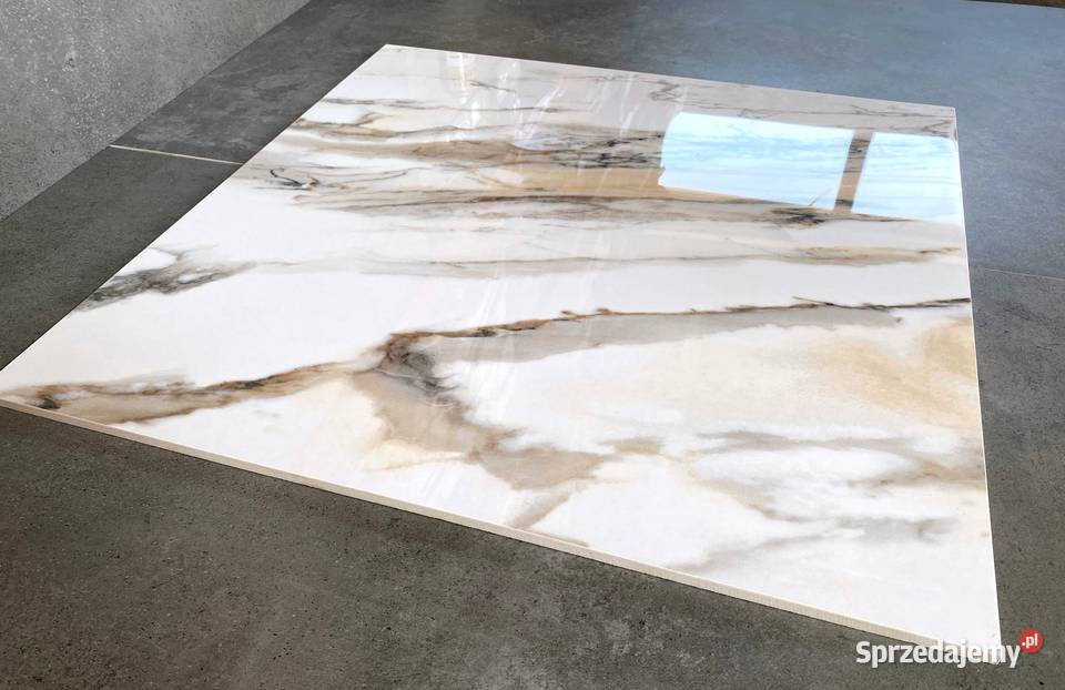 Gres polerowany Calacatta Gold 60x60 Marmur łódzkie Piotrków Trybunalski