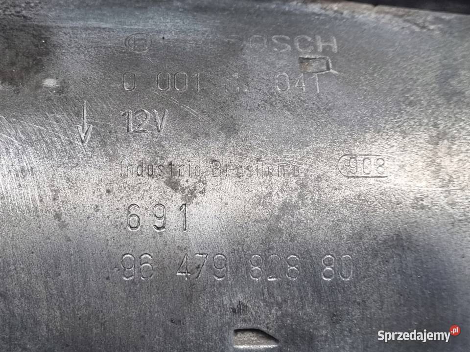 ROZRUSZNIK Peugeot 207 14 16V bosch 9647982880 lubelskie Chełm sprzedam