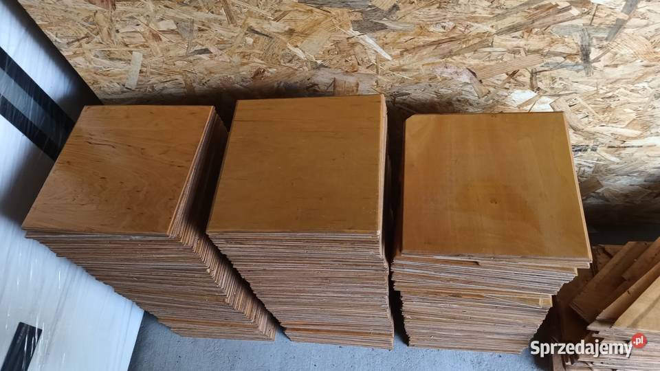Panele ze sklejki lakierowane 30x30 8mm łączenie Sklejki