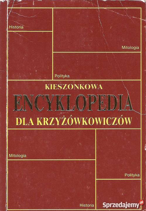 Kieszonkowa Encyklopedia Krzyżówkowiczów Rok wydania 1992 Puławy