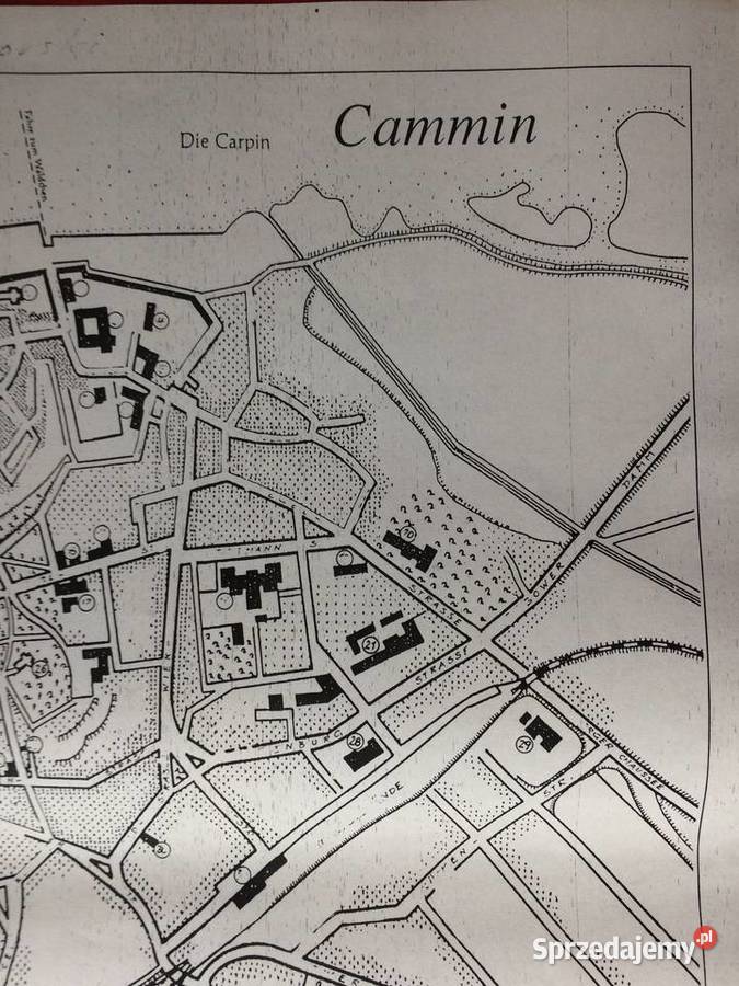 455 Niemiecki Plan Kamienia Pomorskiego Antyki, Sztuka, Kolekcje Szczecin sprzedam