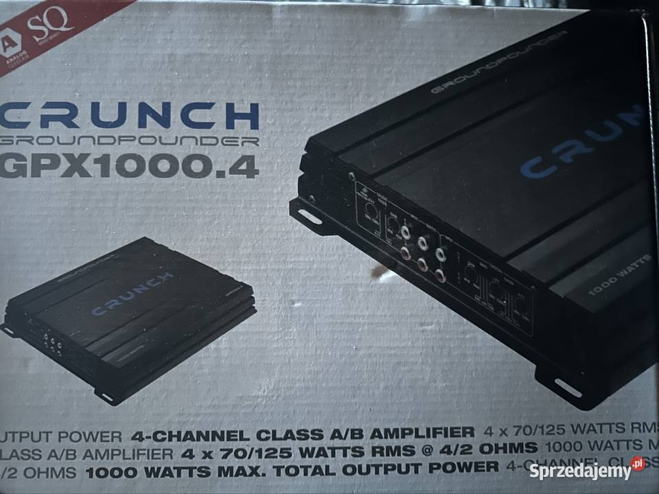 Sprzedam Subwoofer Pioneer Wzmacniacz Crunch Pozostałe Strzebiń