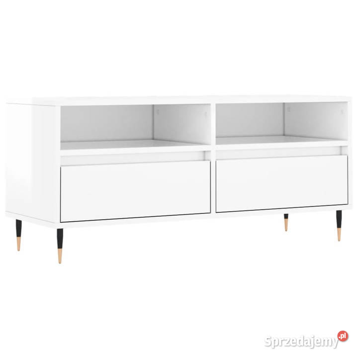Szafka pod TV wysoki połysk biała 100x345x445 Warszawa