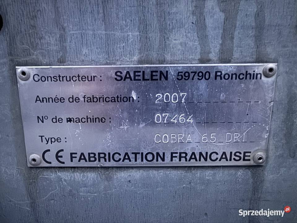 Rębak do drzewa gałęzi COBRA 65 DRI diesel super warmińsko-mazurskie Olecko