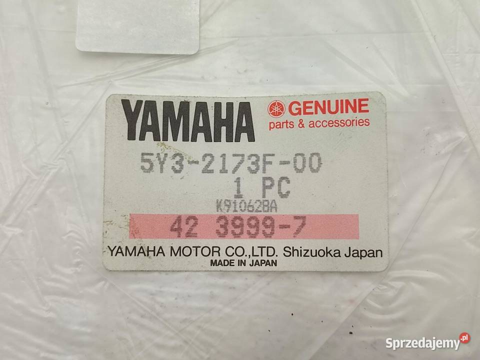 NAKLEJKA NA PRAWY BOCZEK YAMAHA XT550 1982 lubelskie