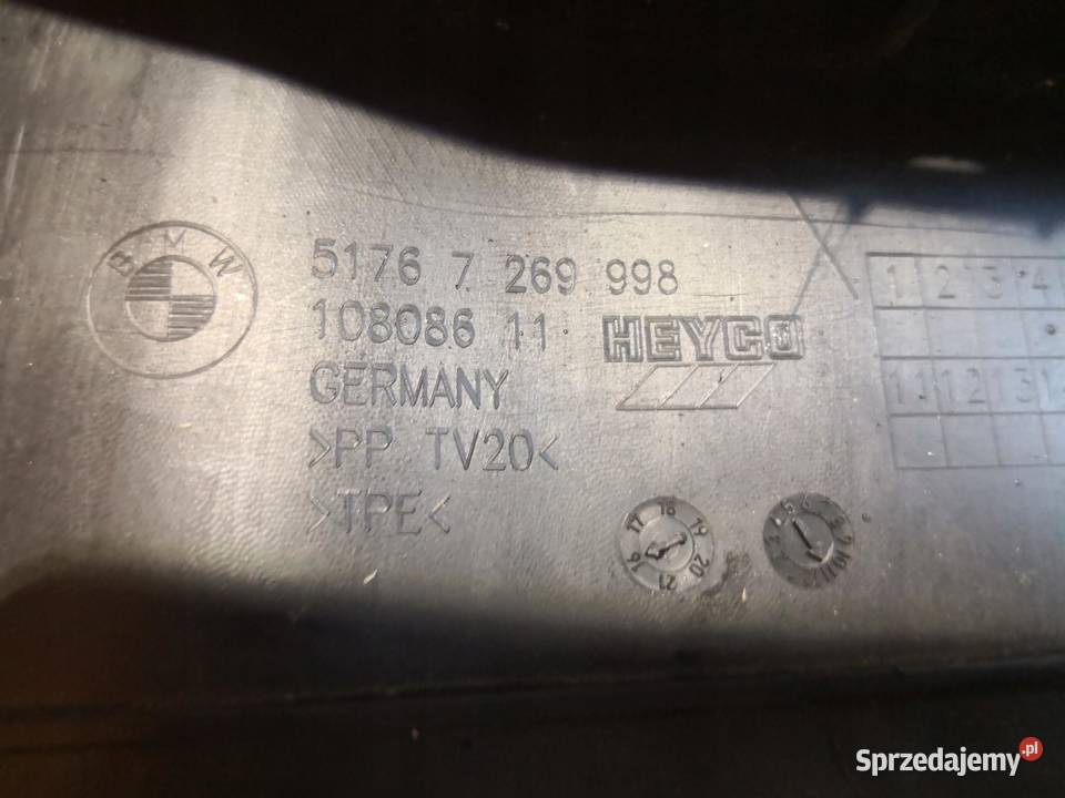 USZCZELKA MASKI BŁOTNIKA PRAWY PRZÓD BMW 1 F20 dolnośląskie