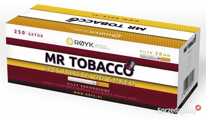 Gilzy Papierosowe Mr Tobacco 1000 Długi filtr Radom