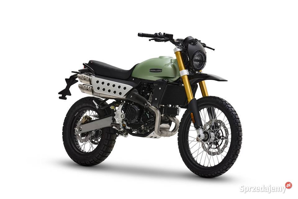 Fantic Caballero 500 Scrambler Rally ZIELONY Szczecin