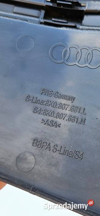 AUDI A4 S4 SLINE B8 LIFT KRATKA PRAWA PRZÓD Międzychód