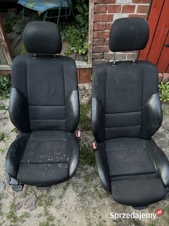 Fotele Sportsitze e46 bmw Fotele i kanapy Nowogard