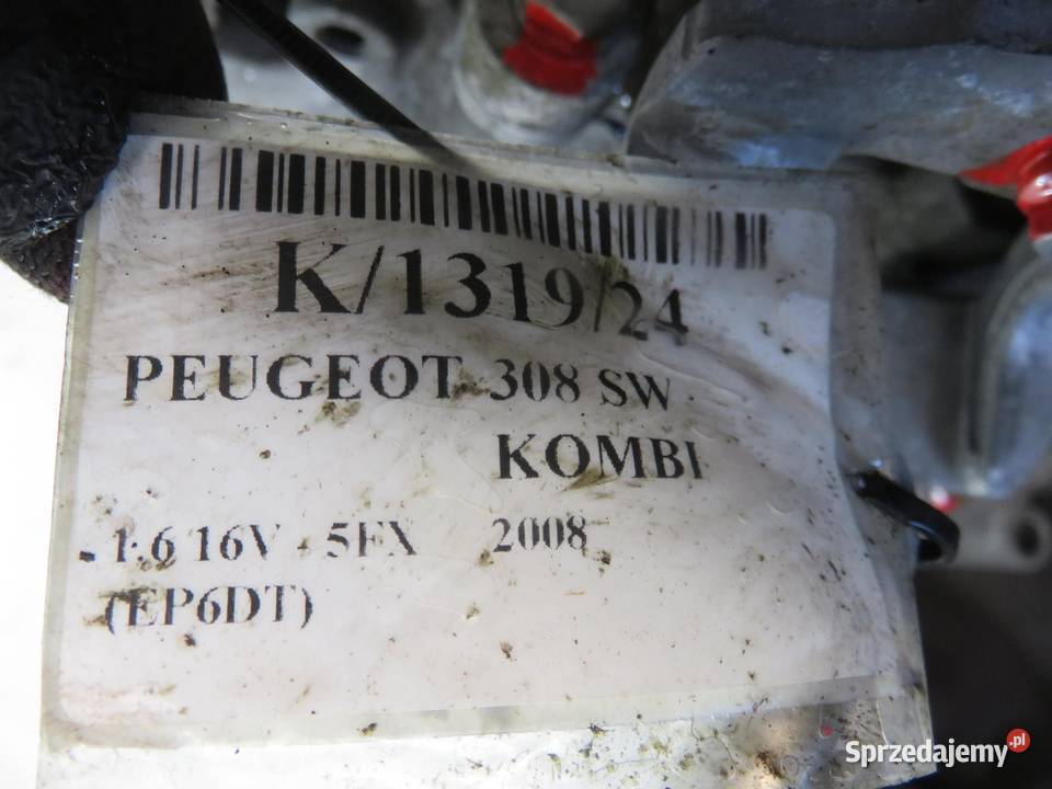 SKRZYNIA BIEGÓW PEUGEOT 308 16 16V 9682456310 małopolskie sprzedam