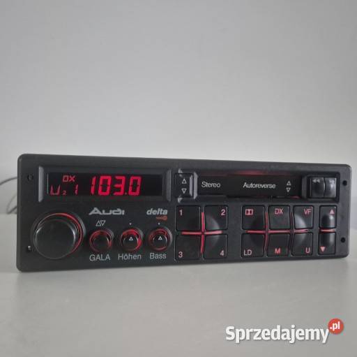 Legendarne Radio AUDI DELTA 2 m330 z Bluetooth zachodniopomorskie Koszalin sprzedam