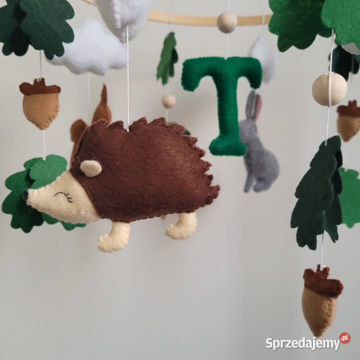 Karuzela do łóżeczka leśne zwierzęta lisek jeż Częstochowa sprzedam