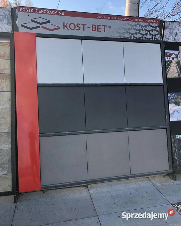 KOSTBET SIERADZ kostka brukowa projekt kostki