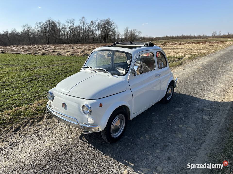 Klasyczny Fiat 500 z 1968r Naprawdę świetny stan Tomice