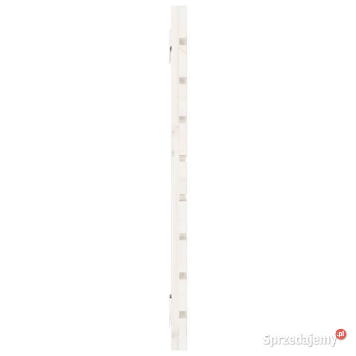 Wezgłowie łóżka białe 156x3x63 lite drewno Warszawa