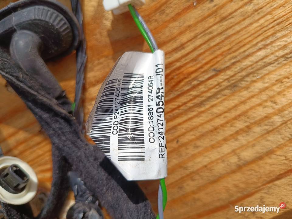 Wiązka elektryczna drzwi Renault 241274054R Materiały instalacyjne