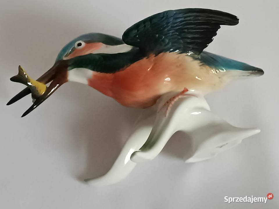 Figurka zimorodka Karl Ens Antyki, Sztuka, Kolekcje Gorlice