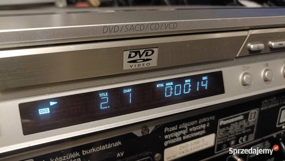 Odtwarzacz płyt SONY DVPNS700V SACD Poznań