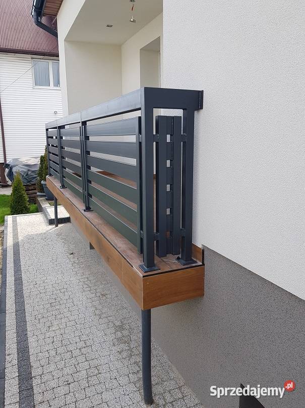 Balustrada balkonowa stalowa barierka Alfa1002 Piotrowiec