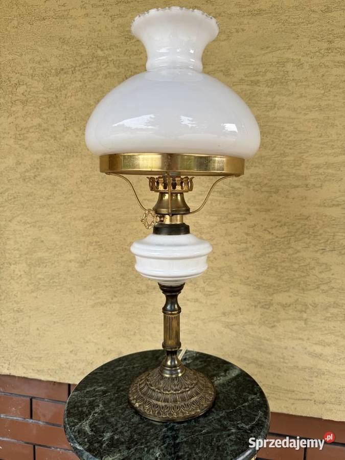 Lampa stołowa stylowa naftowa na biurko lampka Garwolin