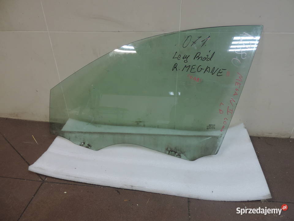 RENAULT MEGANE 2 SZYBA DRZWI LEWYCH PRZEDNICH małopolskie Nowy Sącz