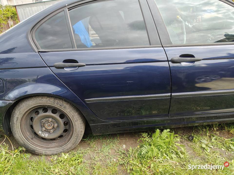 Bmw e46 sedan drzwi tylne prawe bez rdzy Aleksandrów Łódzki sprzedam
