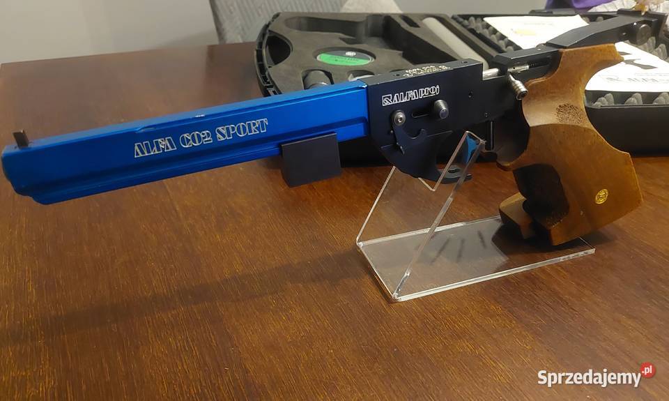 Pistolet match Alfa Sport co2 45mm Borówno