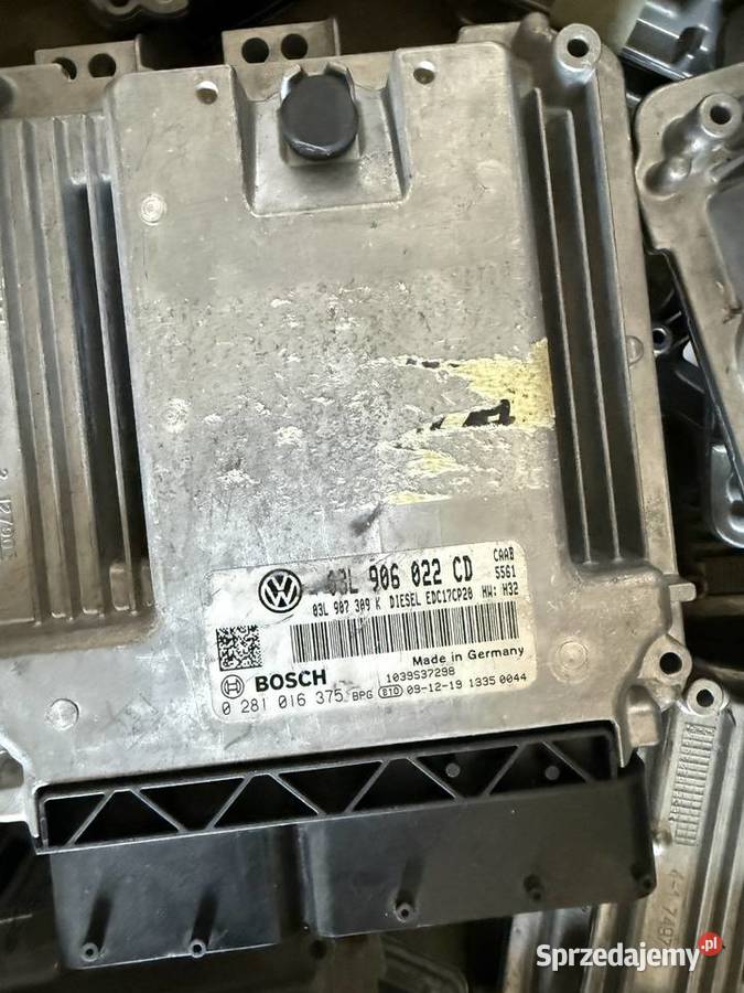 KOMPUTER ECU VW T5 20 TDI 03L906022CD 0281016375 łódzkie Zduńska Wola sprzedam