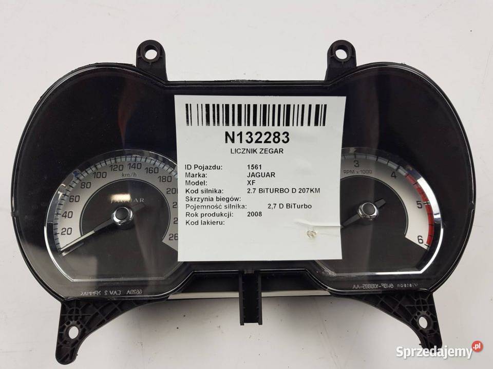 LICZNIK ZEGAR 8X2310849KJ JAGUAR XF I kujawsko-pomorskie Lipno