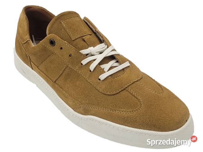 Sneakersy Zamszowe Męskie Złote 40 45 Sportowe Kalwaria Zebrzydowska