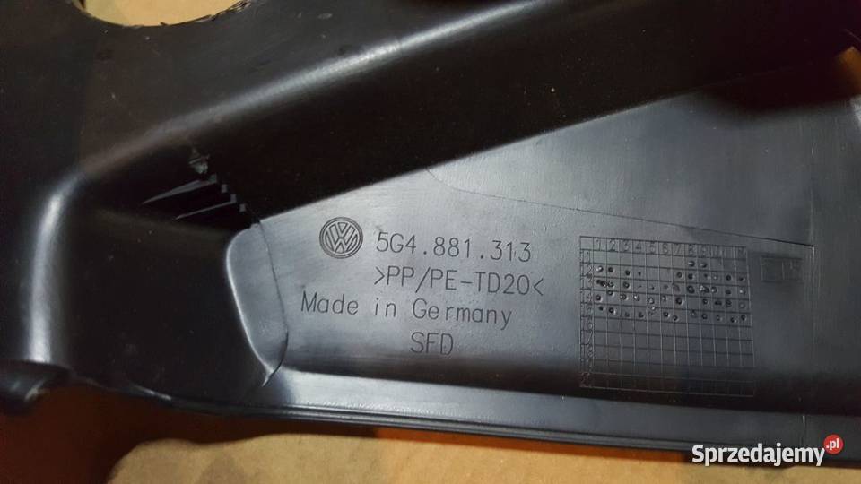 Golf VII Osłona obudowa fotela kierowcy Tarnów sprzedam