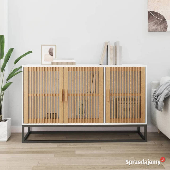 Szafka biała 105x30x65 materiał drewnopochodny