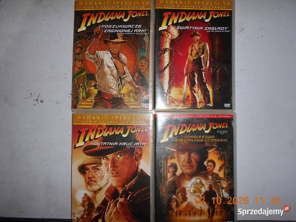 Filmy dvd Indiana Jones 1234 Filmy Szczecin