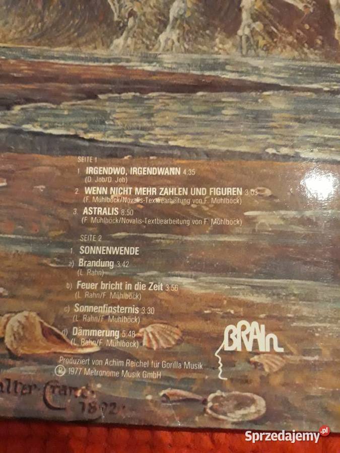 NOVALIS BRANDUNG 1977 rock progresywny 1 płyta Rzeszów sprzedam
