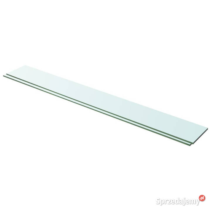 Półki 2 panel z bezbarwnego szkła 100 x 12 Warszawa sprzedam