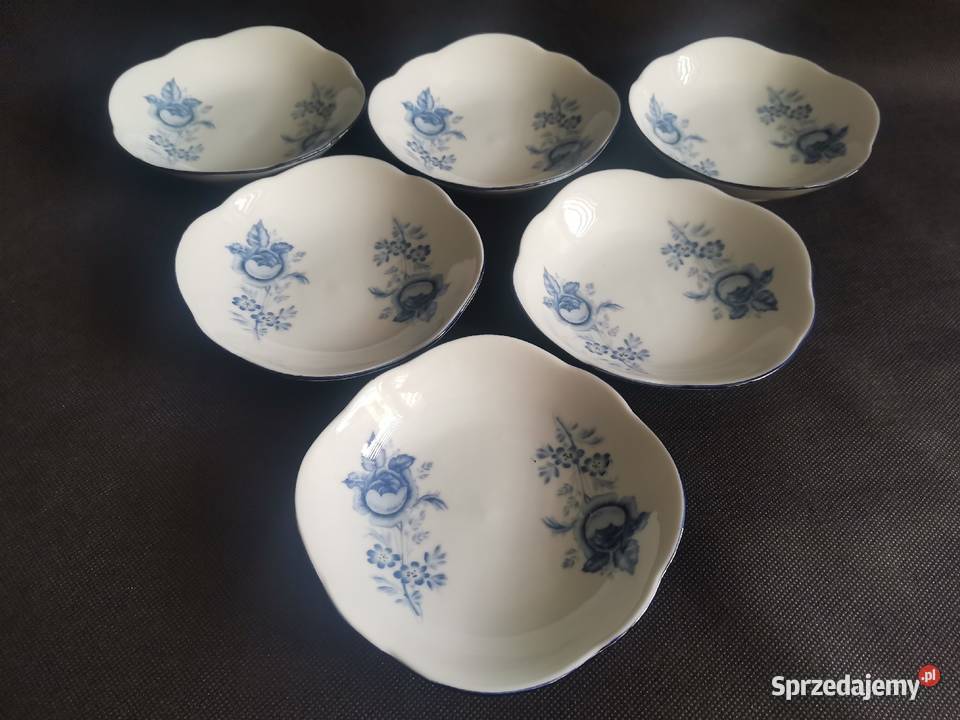 Stare miseczki 6 sztuk porcelana Ćmielów PRL Porcelana i szkło Katowice