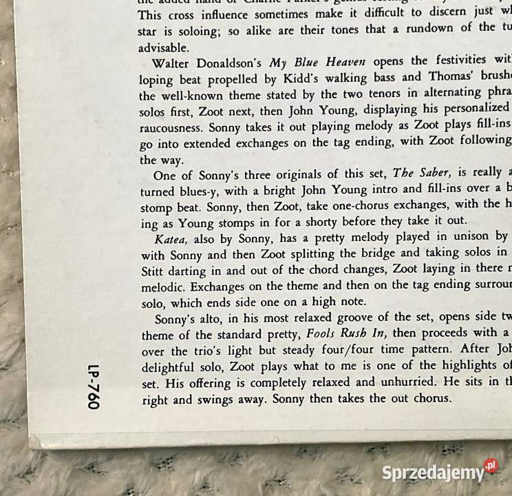 Sonny Stitt Zoot Sims InterAction Szczecin