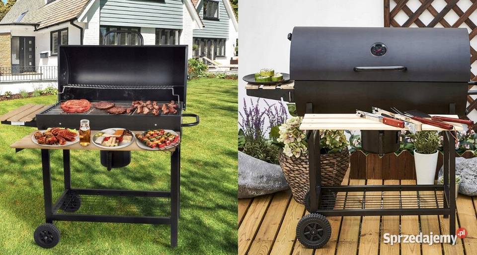 GRILL WĘGLOWY OGRODOWY FartuchPopielnik Now