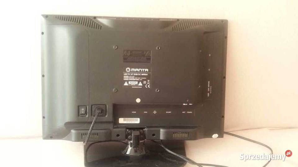 Telewizor MANTA LED 19 z funkcją monitora LED Stronie Śląskie