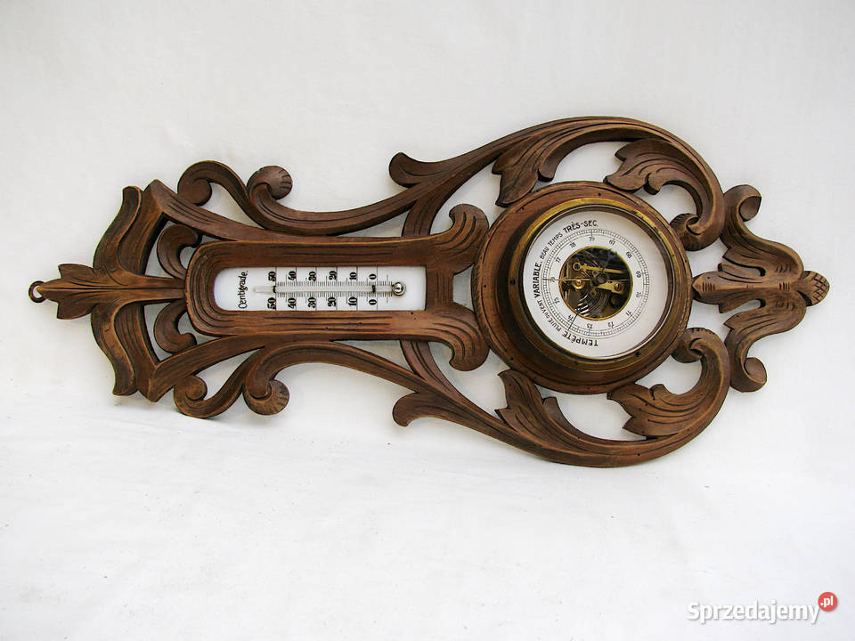 Piękny barometr Rzeźbiony zachodniopomorskie Szczecinek