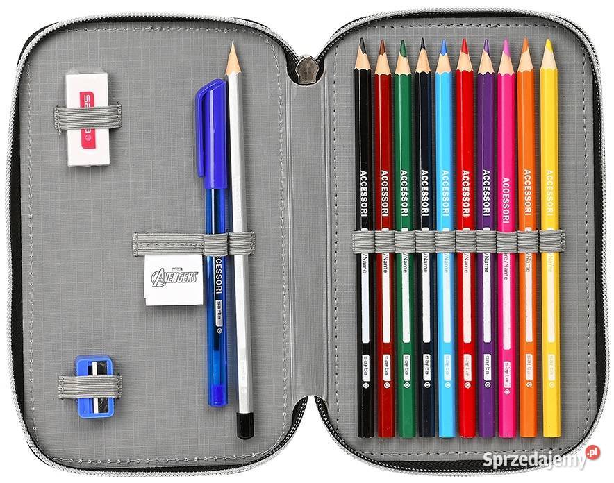 Piórnik Marvel Avengers z Wyposażeniem 2 Komory