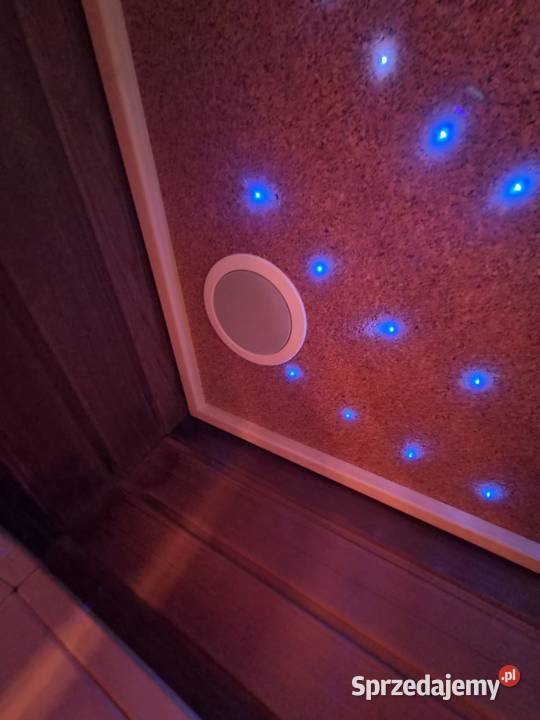 Sauna kabina na podczerwień szklane drzwi LED Nowa Sól