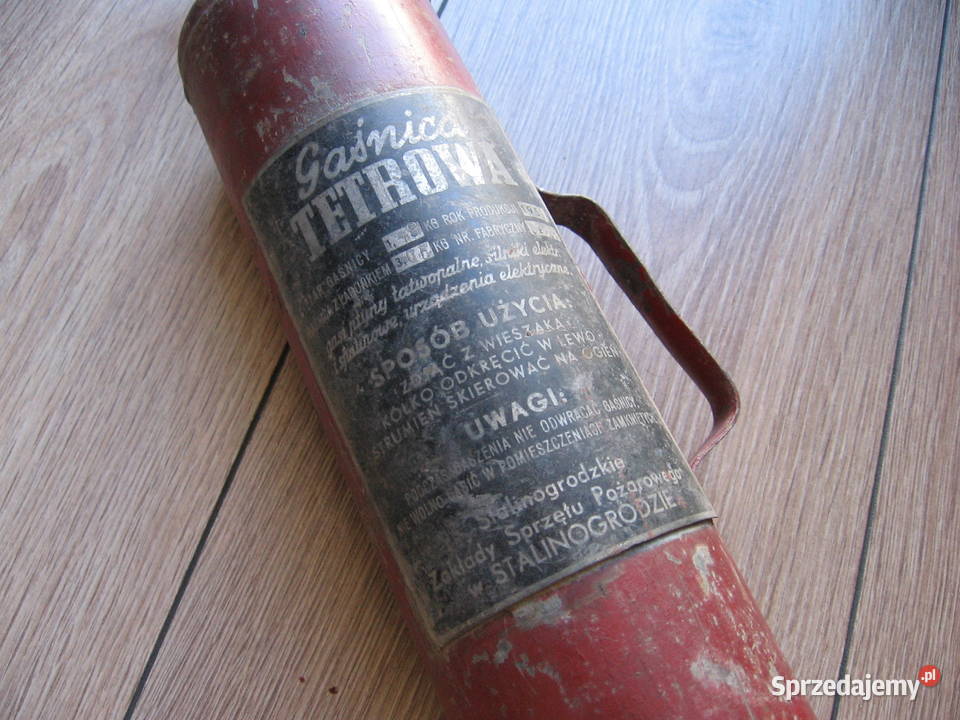Stara gaśnica Teterowa z 1955r Star Żuk Nysa Przemyśl