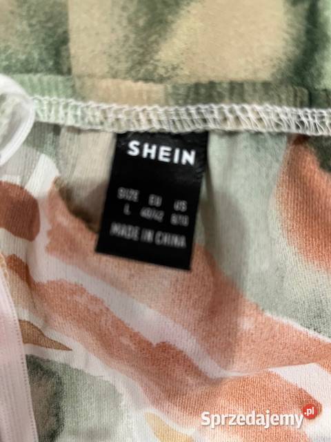 shein sukienka imprezowa modny wzór falbanki Spódnice i sukienki zachodniopomorskie Choszczno