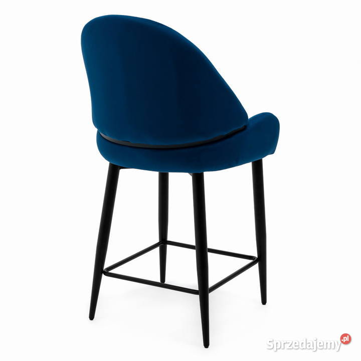 Hoker Tapicerowany Bergamo Granatowy Wysyłka 24H Tarchały Małe